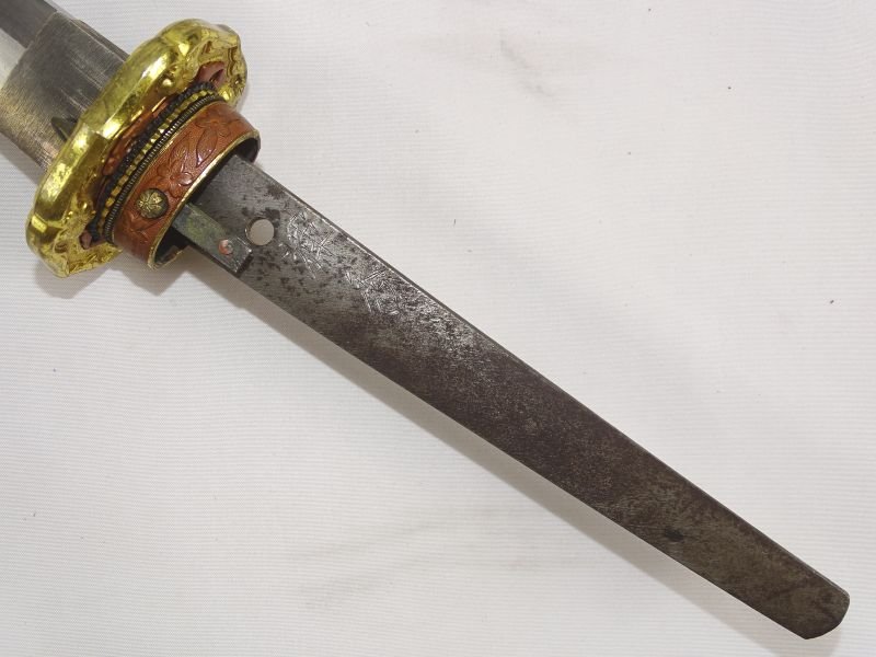 Signed WWII Army Officer Shin Gunto Sword with Matching Numbers — image 6