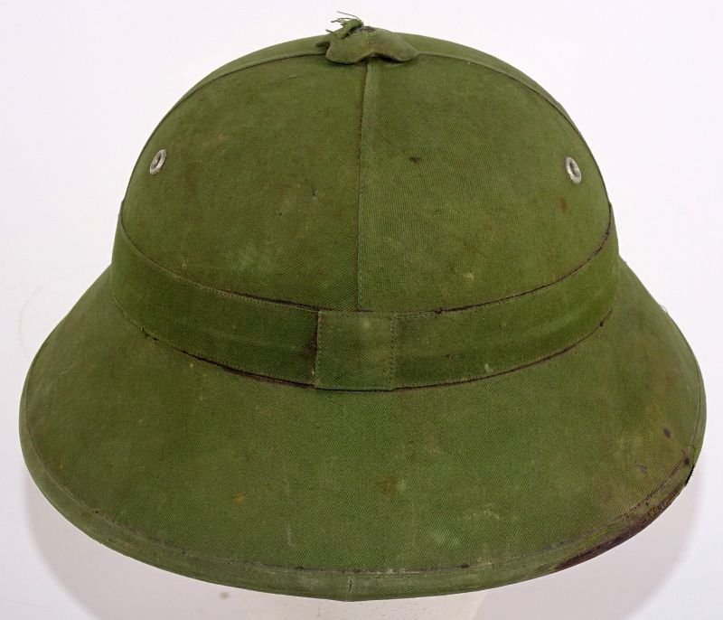 North Vietnamese Army Pith Helmet with Capture Paper and Provenance Document — image 5
