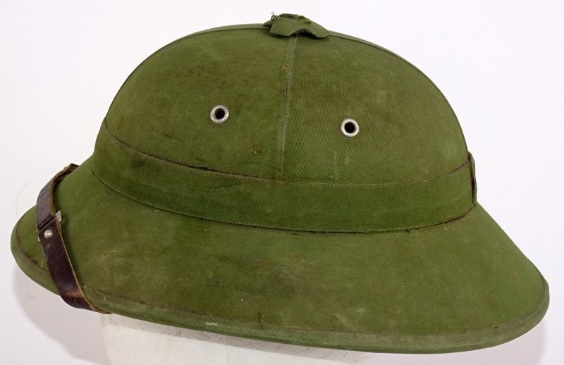 North Vietnamese Army Pith Helmet with Capture Paper and Provenance Document — image 6