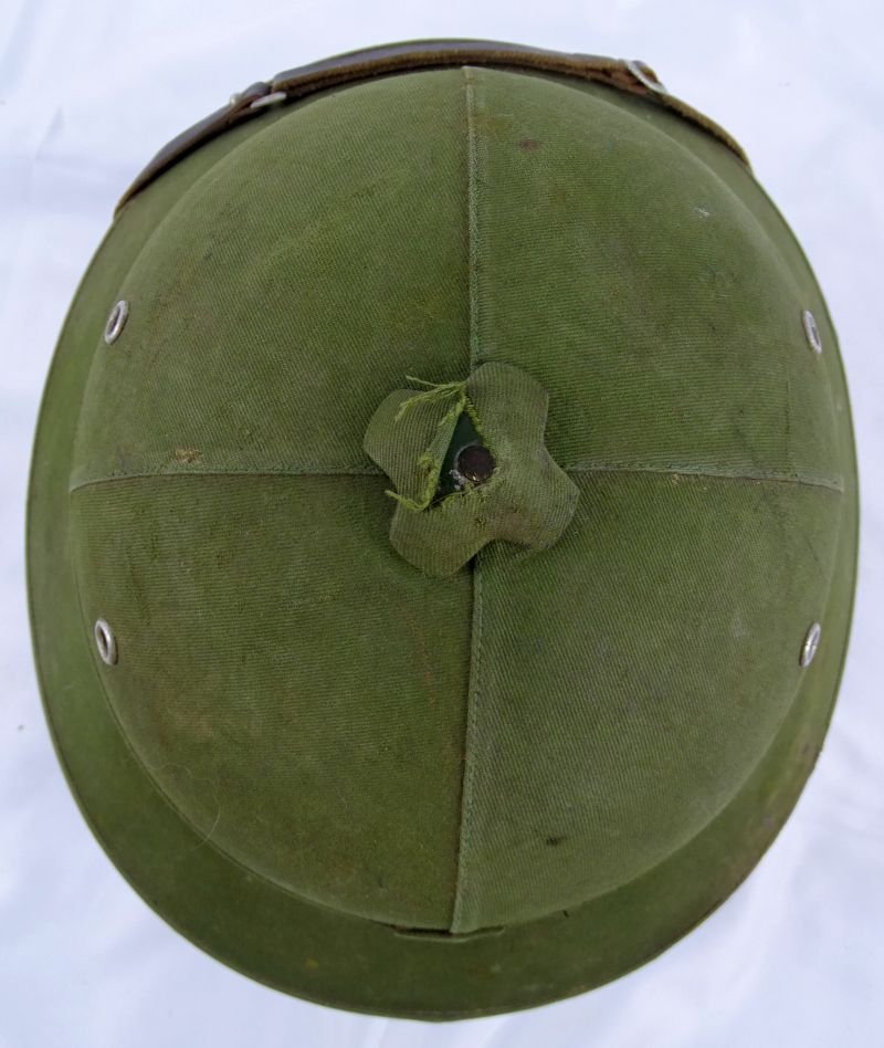 North Vietnamese Army Pith Helmet with Capture Paper and Provenance Document — image 7