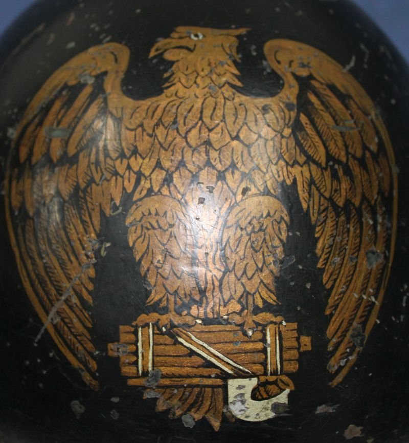 Italian MVSN Fascist General M1933 helmet — image 7