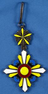 Manchuko Order of the Auspicious Clouds Third Class Neck Badge