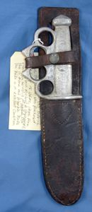 WWII Australian Made 'Knuckle Duster' Fighting Knife with Marine Corps …
