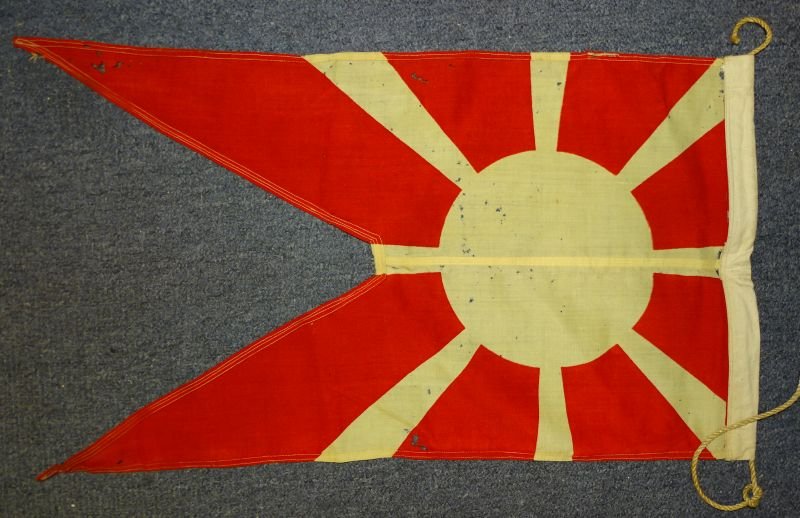 WWII Japanese Navy Senior Officer Rank Launch Pennant — image 3