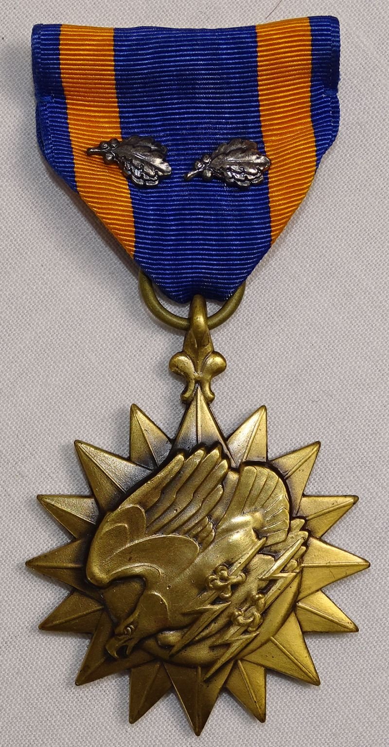 Named and Cased WWII / Korean War Silver Star, Distinguished Flying Cross and Air Medal Aviation Medal Group — image 11