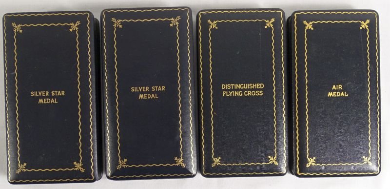 Named and Cased WWII / Korean War Silver Star, Distinguished Flying Cross and Air Medal Aviation Medal Group — image 14