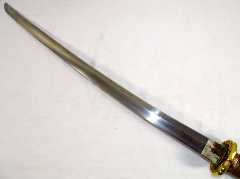 WWII 1944 Dated Army Officer Shin Gunto Sword Signed by Yoshishige — image 6