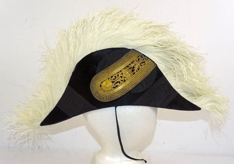 Cased WWII Period Imperial Japanese Court Dress Bicorne Hat — image 9