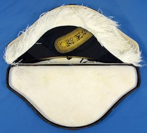 Cased WWII Period Imperial Japanese Court Dress Bicorne Hat