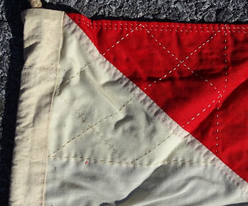 Pair Of WWII Japanese Navy Flags From Destroyer Yakaze — image 5