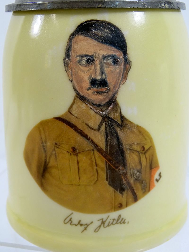 Third Reich Adolf Hitler Patriotic Stein — image 2