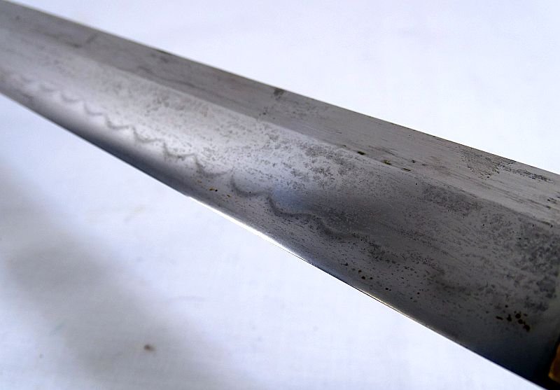 WWII Japanese Army Officer Shin Gunto Sword Signed Kunihiro with G.I. Attribution — image 9