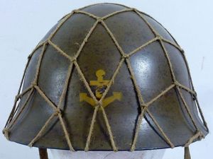 Type 90 Navy Combat Helmet/Camouflage Net