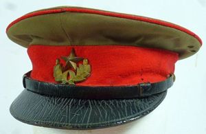 1921 Dated Army Imperial Guard EM/NCO Visor Cap