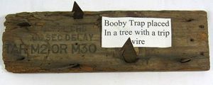 Vietnam War Viet Cong Booby Trap