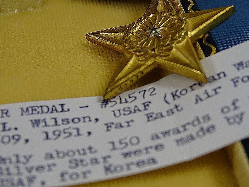 Korean War Named and Cased Numbered U.S. Air Force Silver Star — image 3
