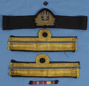 WWII Free Polish Navy Officer Rank and Visor Cap Insignia …