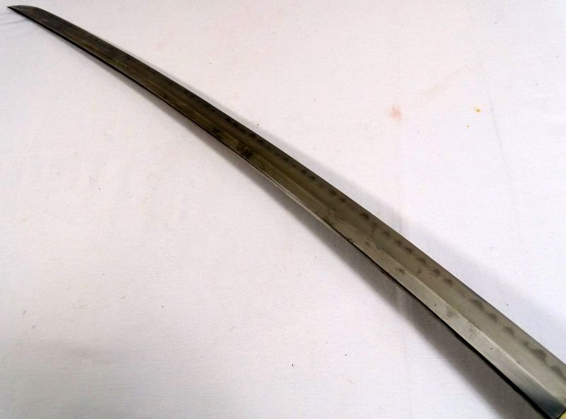 WWII 1941 Dated Japanese Army Officer Shin Gunto Sword Signed Amahide — image 10