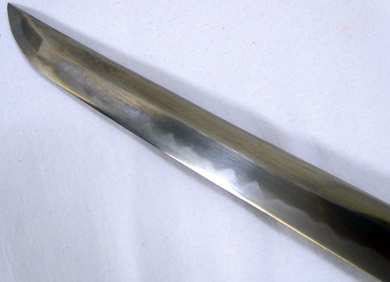 WWII 1941 Dated Japanese Army Officer Shin Gunto Sword Signed Amahide — image 16