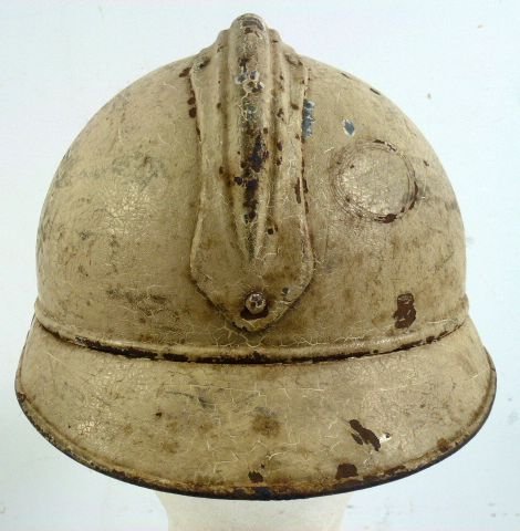 French WWI Medic Model 1915 Adrian Helmet — image 5