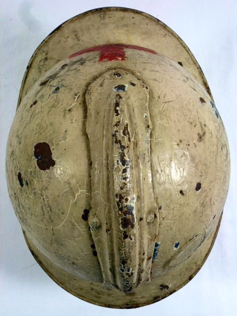 French WWI Medic Model 1915 Adrian Helmet — image 7