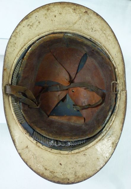 French WWI Medic Model 1915 Adrian Helmet — image 8