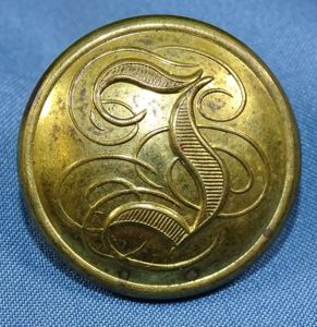 Confederate Script 'I' Button / Halfmann & Taylor