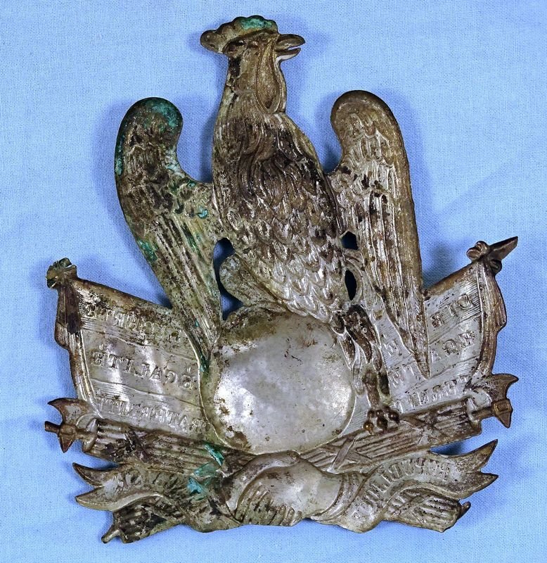 Model 1837 2nd French Republic Infantry Shako Plate — image 2