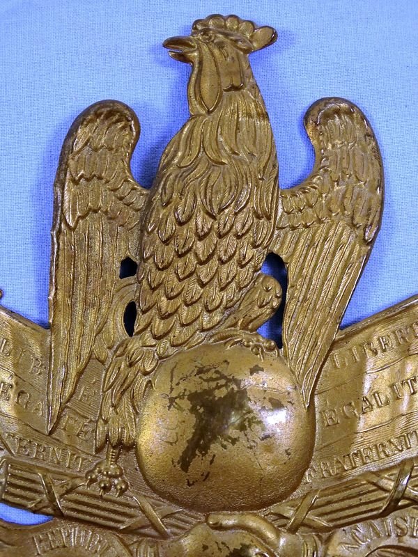 Model 1837 2nd French Republic Infantry Shako Plate — image 4