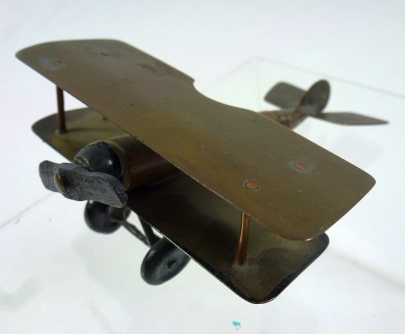 WWI Trench Art Biplane — image 3