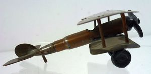 WWI Trench Art Biplane