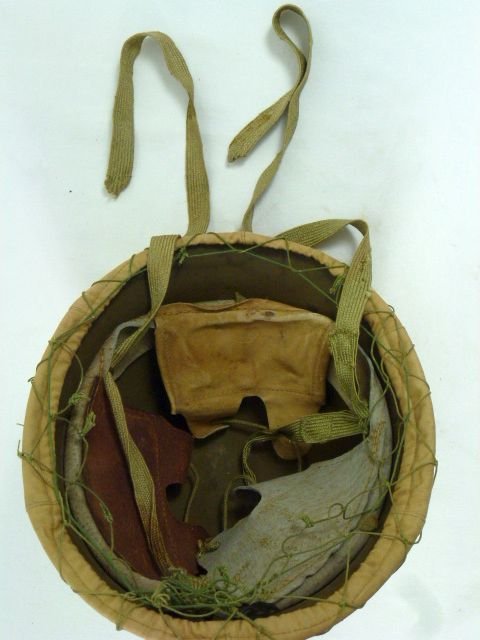 WWII Army Type 90 Combat Helmet with Cover and Net — image 7