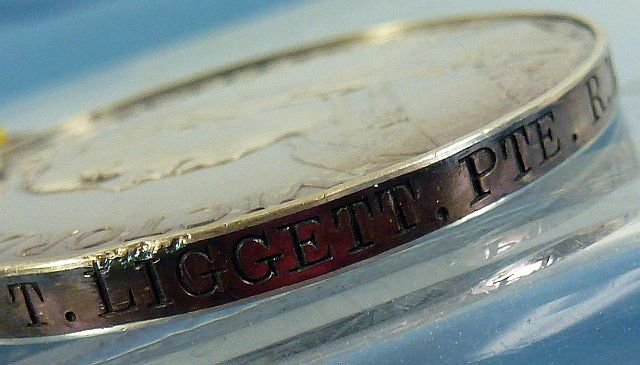 British Royal Marine HMS Hermione 1900 China War Medal — image 3