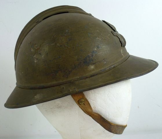 WWI French Artillery Adrian Helmet — image 4