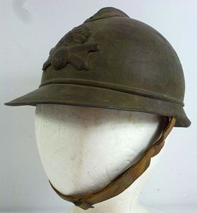 WWI French Artillery Adrian Helmet