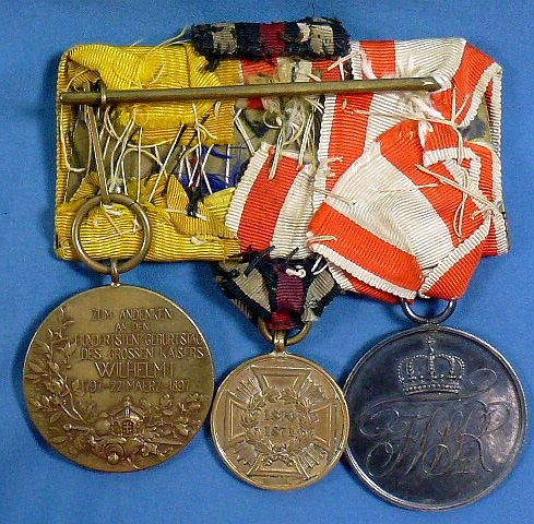 Franco Prussian War Three Place Medal Bar — image 3