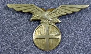 Norwegian Nazi Party Visor Cap Eagle Insignia