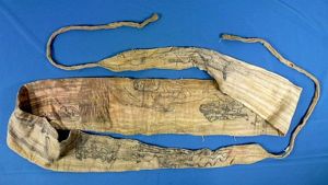 Sennibari Belt of 1,000 Stitches with Ancient Scenes