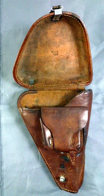 1940 Dated Type 14 Nambu Leather Holster — image 3