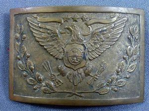 Pre-WWII Philippine Army Officer Eagle Belt Plate