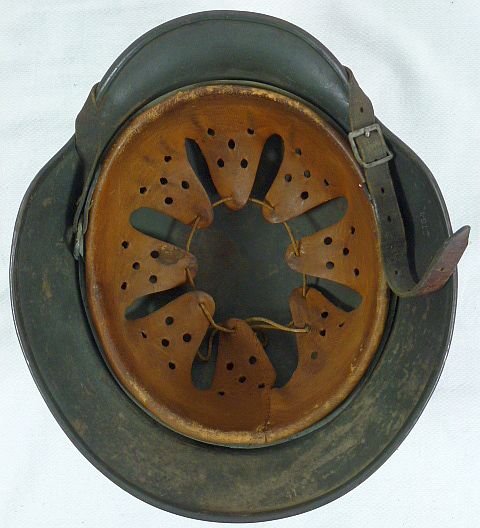 Untouched Waffen SS M40 Single Decal Combat Helmet — image 8