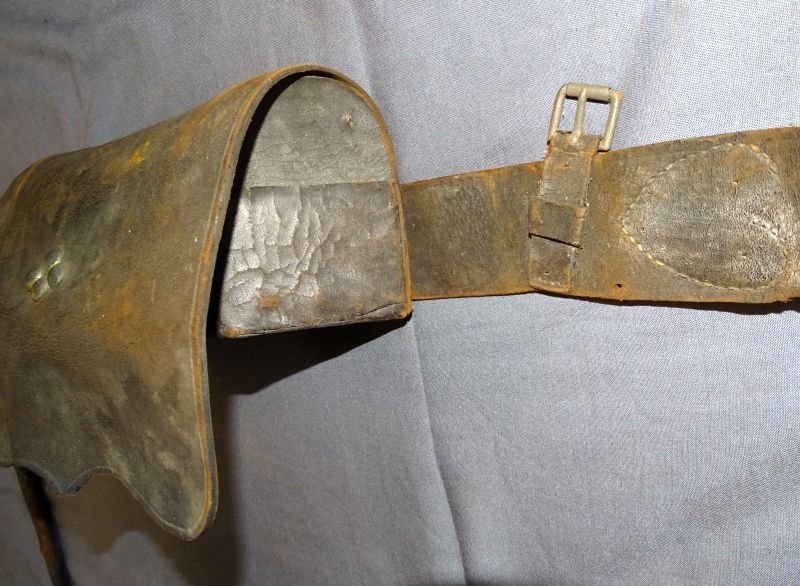 American Militia Belt Rig With Cartridge Box and Bayonet Circa 1790-1815 — image 7