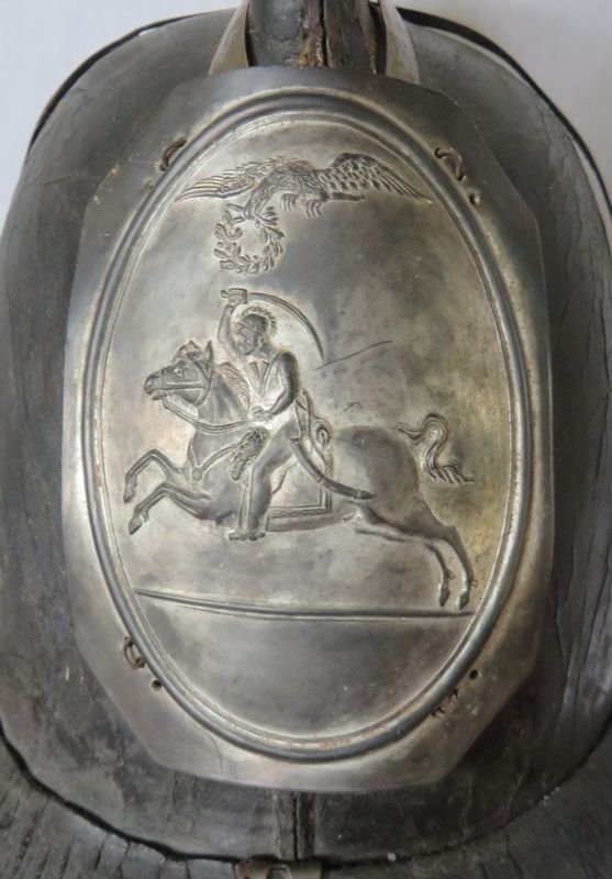 War of 1812 Dragoon Helmet With Phila Makers Label — image 2