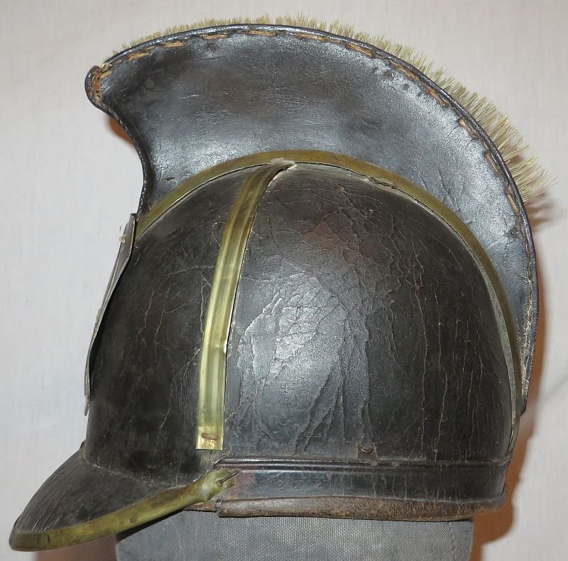 War of 1812 Dragoon Helmet With Phila Makers Label — image 3