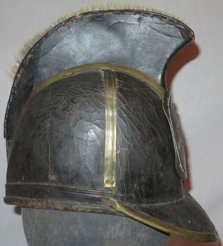 War of 1812 Dragoon Helmet With Phila Makers Label — image 4