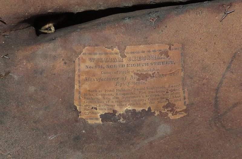 War of 1812 Dragoon Helmet With Phila Makers Label — image 7