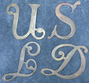 1808 U.S. Light Dragoons Officers Cap Insignia