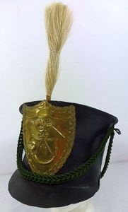 1820's-30's Militia Bell Crown Rifleman Shako