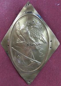 1817 Militia Infantry Brass Cap Badge