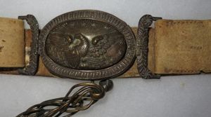 Circa 1820 Militia Infantry Officer Sword Belt